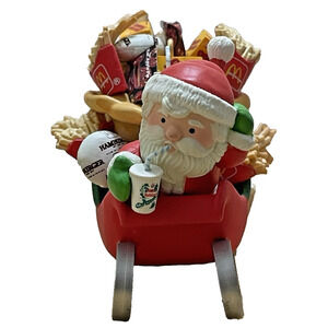 Enesco McDonalds Christmas Ornaments Mc Ho Ho Ho 1994 VIntage Collectable w/Box